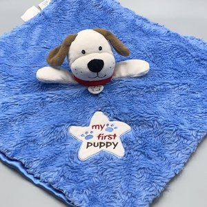 Okie Dokie Minky Puppy Plush Dog Rattle Lovey